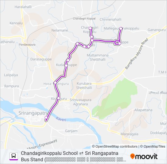 75C bus Line Map