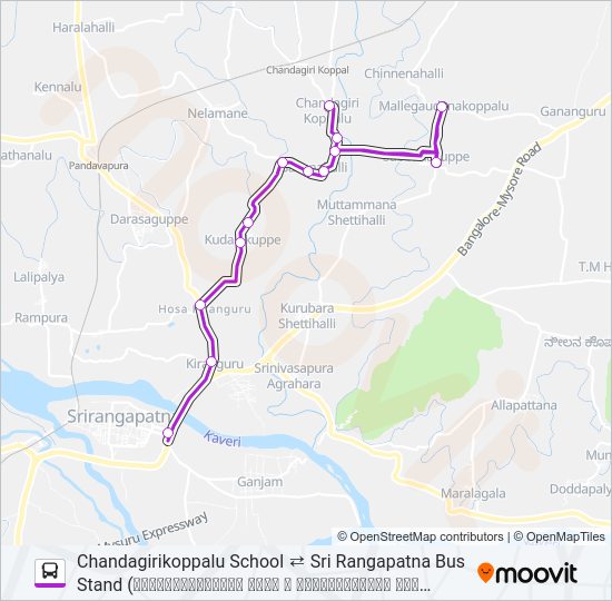 75C bus Line Map