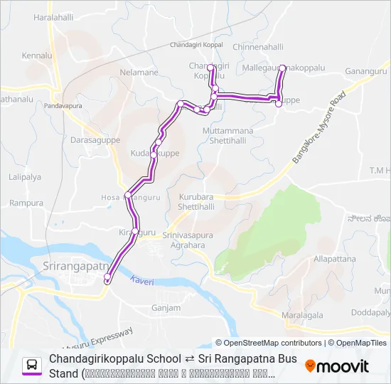 75C Bus Line Map