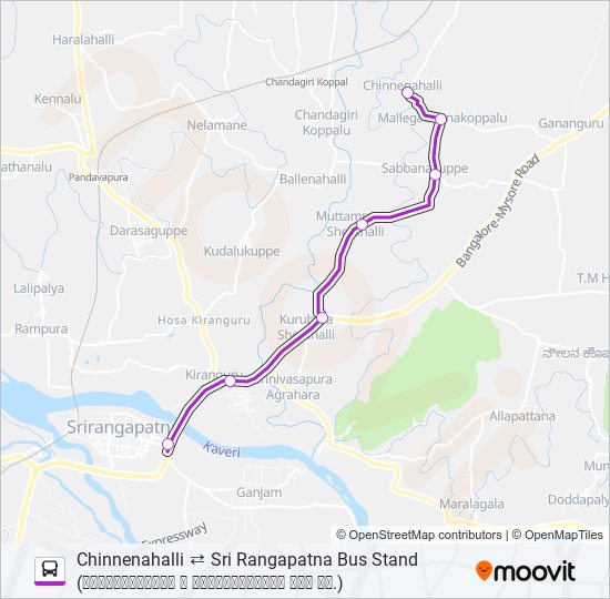 75M Bus Line Map