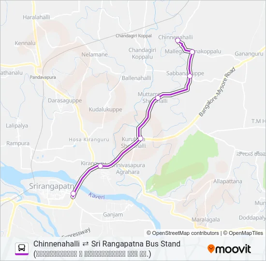 75M Bus Line Map