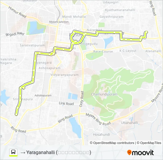 80B Bus Line Map
