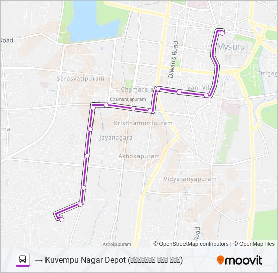 80F bus Line Map