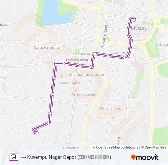 80F Bus Line Map