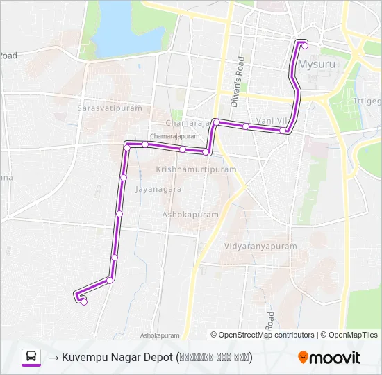 80F Bus Line Map