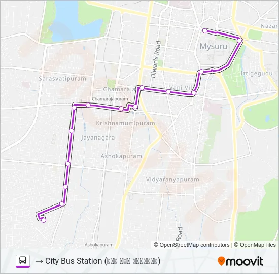 80F Bus Line Map