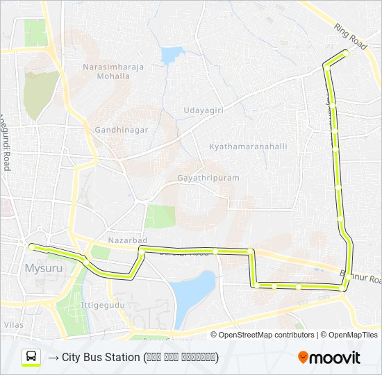 80S bus Line Map