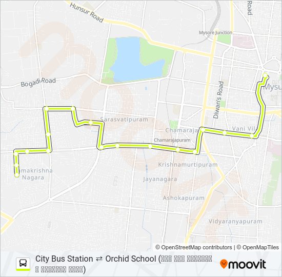 91D Bus Line Map