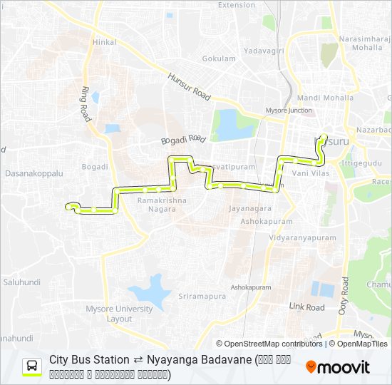 91G bus Line Map