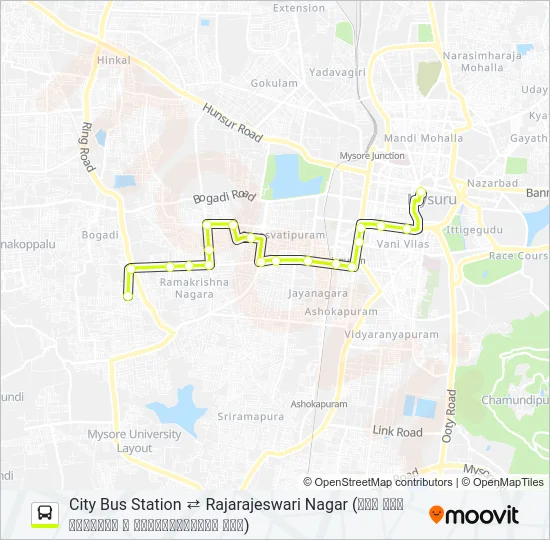 91R Bus Line Map