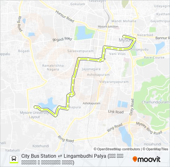 94B bus Line Map
