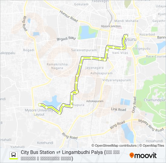 94B bus Line Map