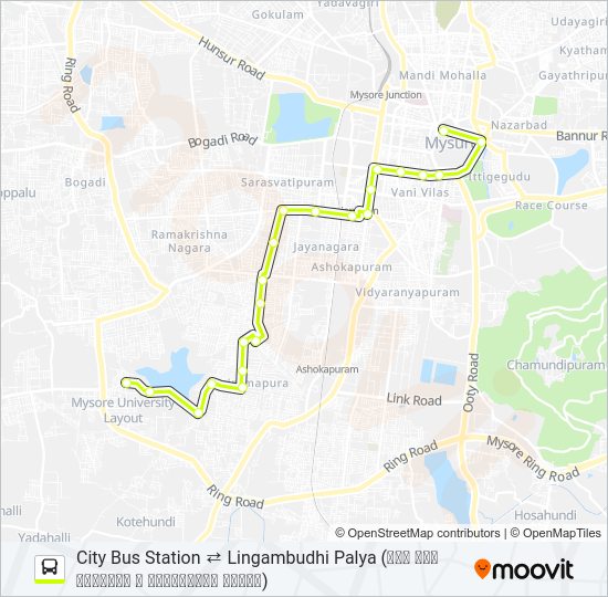 94B Bus Line Map