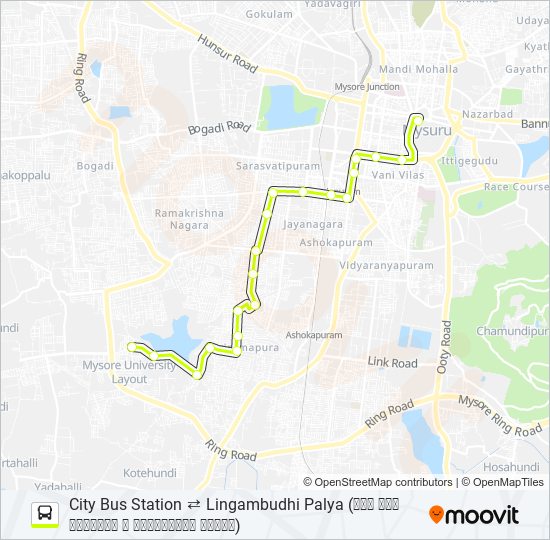 94B bus Line Map