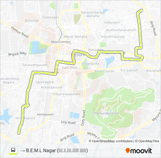 94E Bus Line Map