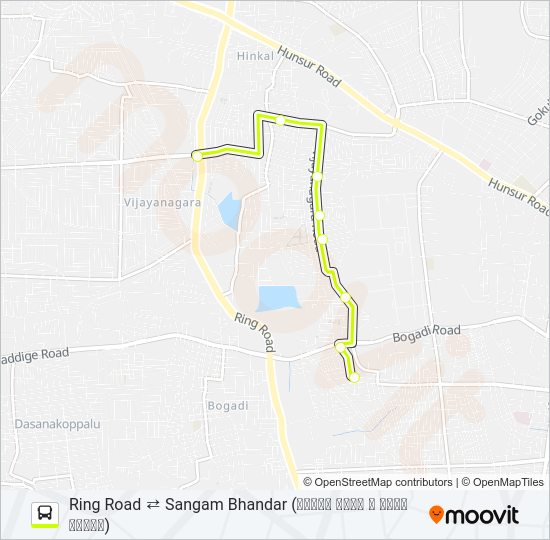 95S Bus Line Map