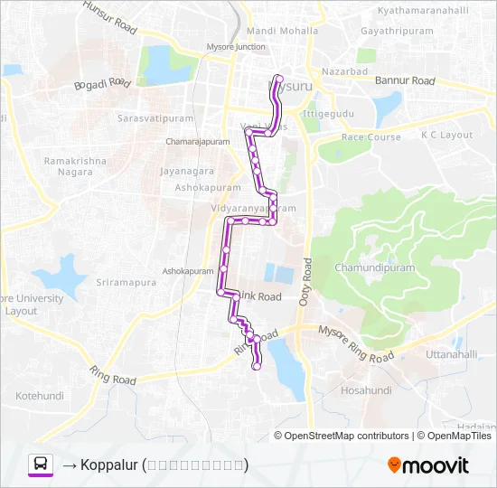 11KP Bus Line Map