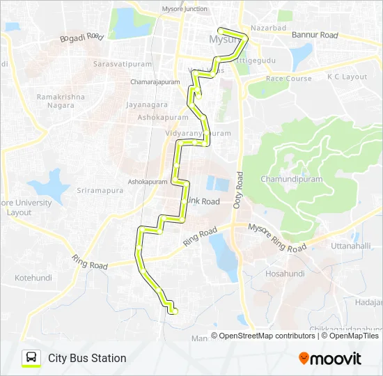 11SR Bus Line Map