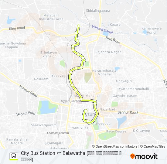 150A bus Line Map