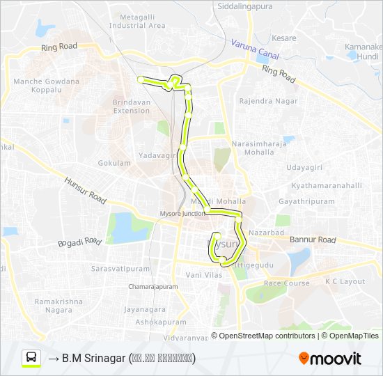 150C Bus Line Map