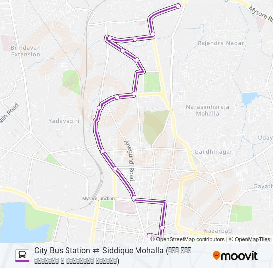 150Q bus Line Map