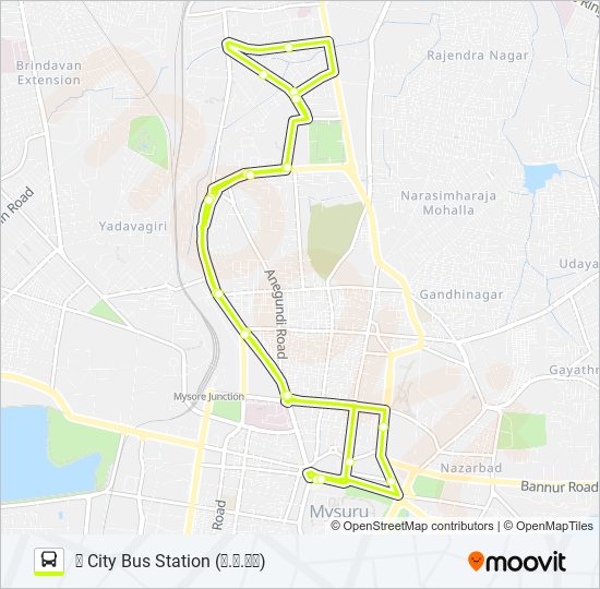 150T Bus Line Map