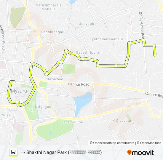 161D Bus Line Map