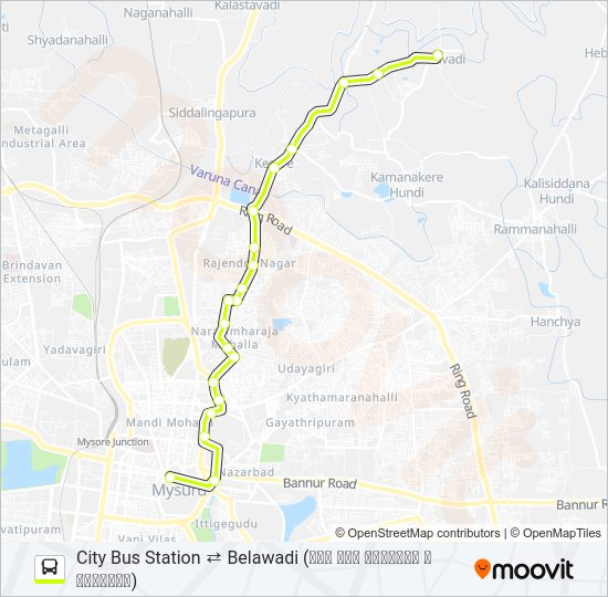 178B bus Line Map