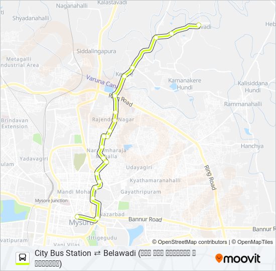 178B bus Line Map