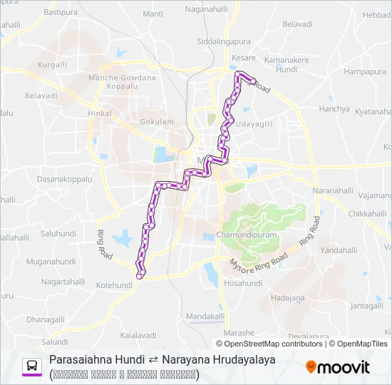 178D Bus Line Map