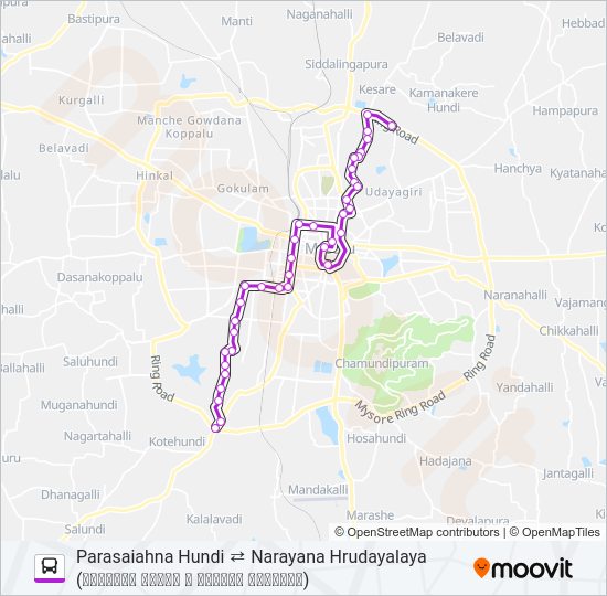 178D Bus Line Map