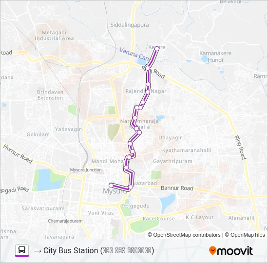 178K Bus Line Map