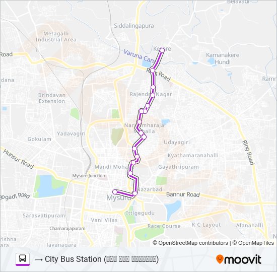 178K bus Line Map