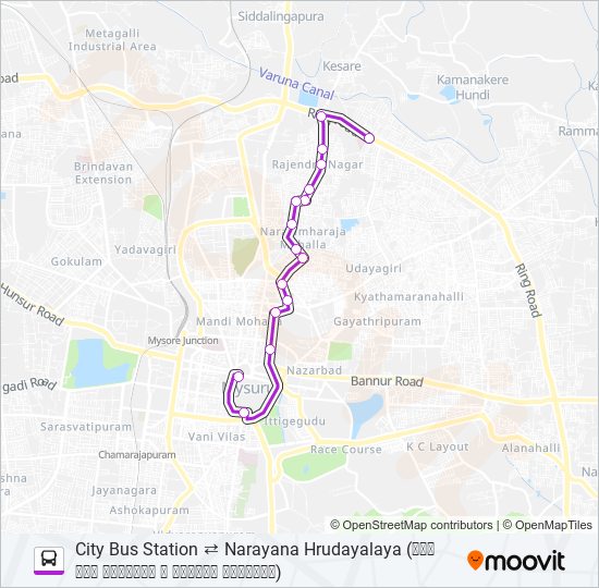 178N bus Line Map