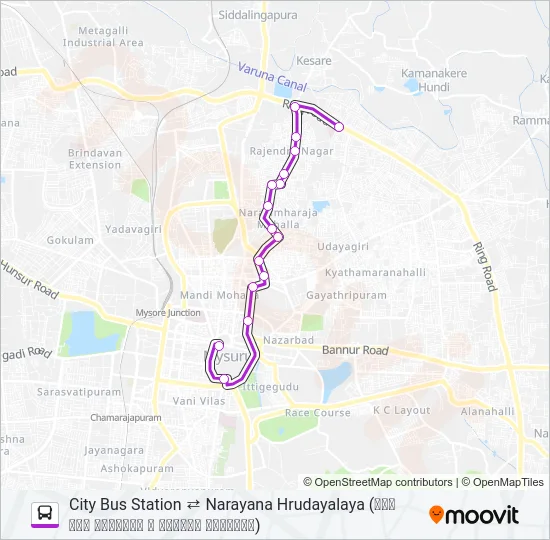 178N Bus Line Map