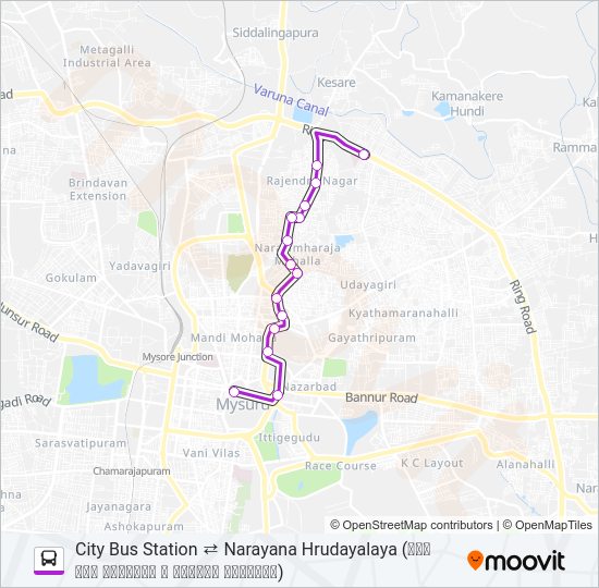 178N Bus Line Map