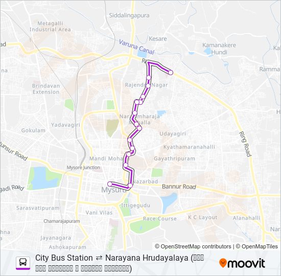 178N bus Line Map