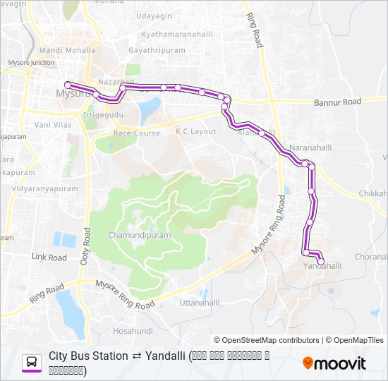 182Y bus Line Map