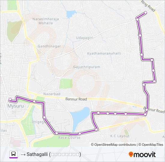 200S Bus Line Map