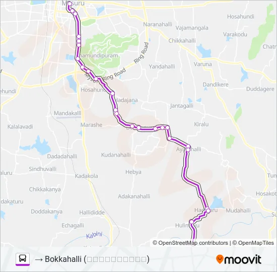 207B Bus Line Map