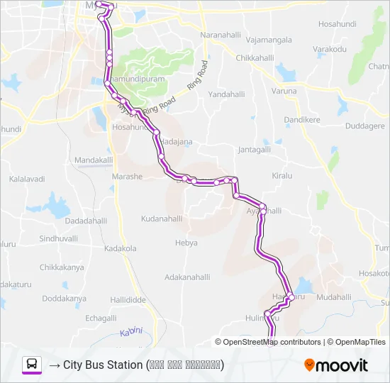 207B Bus Line Map