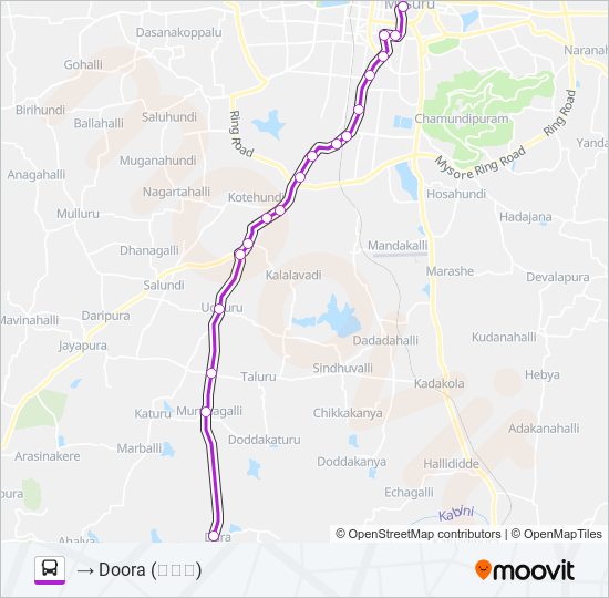 227B bus Line Map