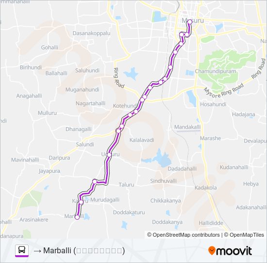 227C bus Line Map