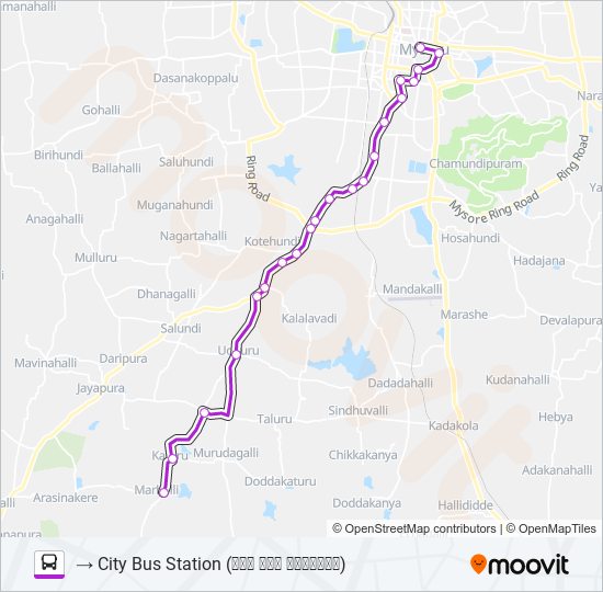 227C bus Line Map