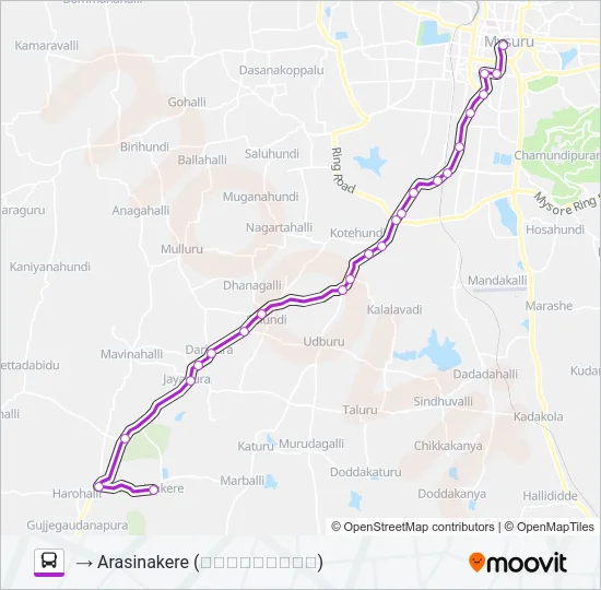 230J Bus Line Map