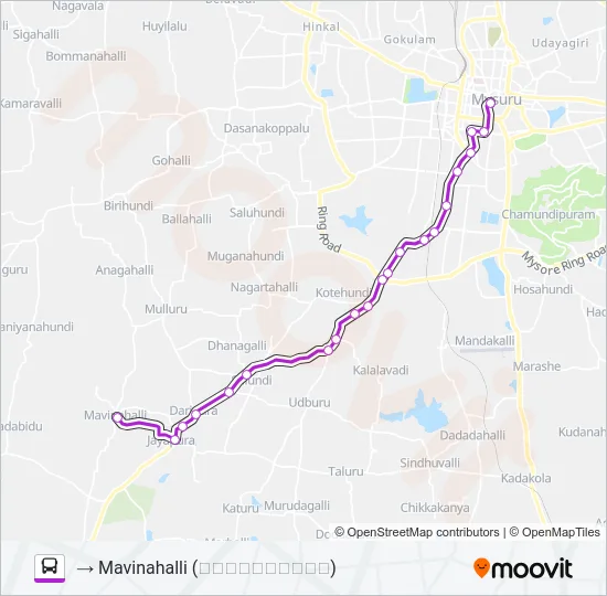 235A Bus Line Map