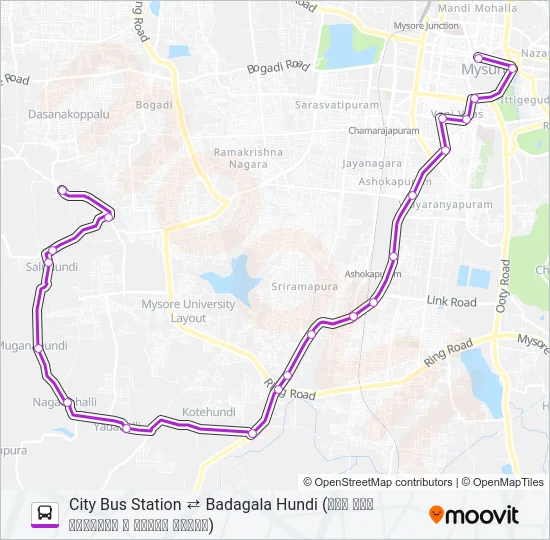 235B Bus Line Map