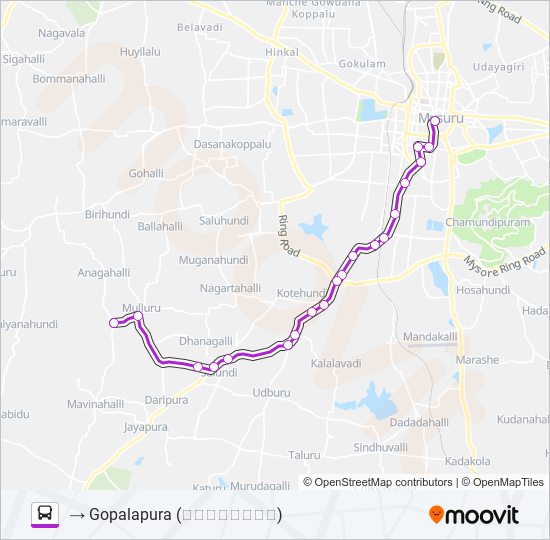 235C bus Line Map