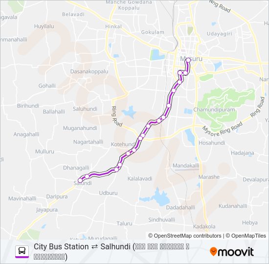 235S Bus Line Map