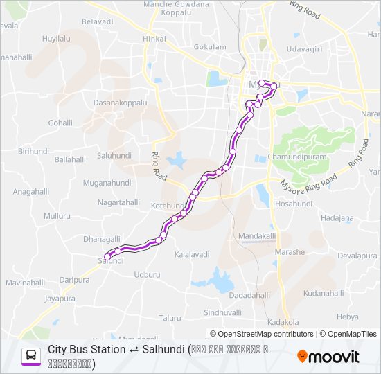 235S Bus Line Map